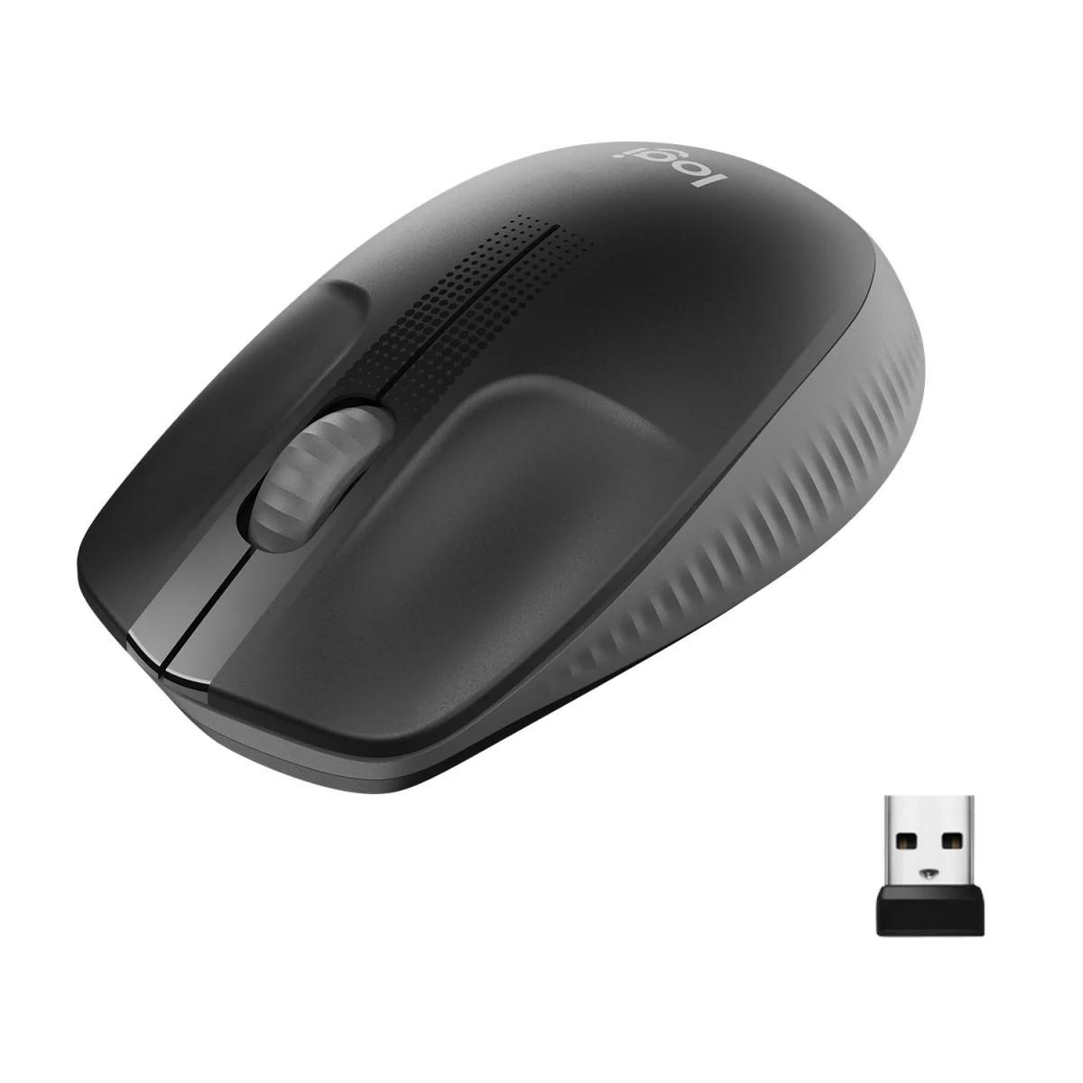 MOUSE LOGITECH M190 WIRELESS BLACK