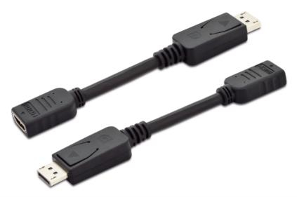 ADATTATORE DIGITUS CONNETTORE DP MASCHIO A HDMI FEMMINA 15CM