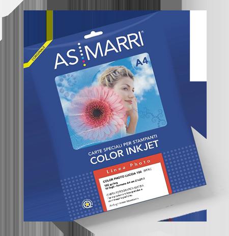 AS MARRI CARTA FOTOGRAFICA COLOR INKJET A4 50FG 180GR
